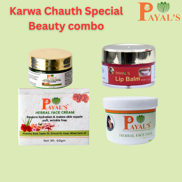 Karwa Chauth Special Beauty Combo ( Facepack,Lip balm,Face Cream )