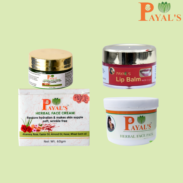 Payal Herbal Combo ( Facepack,Lip balm,Face Cream )