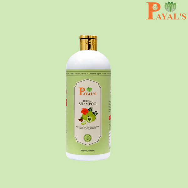 Payal's Herbal Shampoo for All Hair Type For Men And Woomen (400 ml)